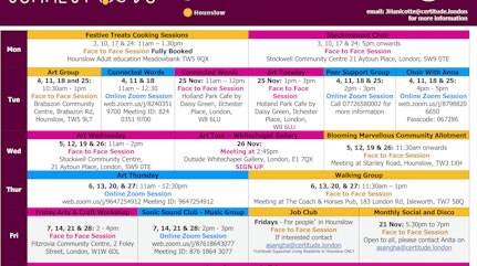 Connect and Do Word Calendar November 1