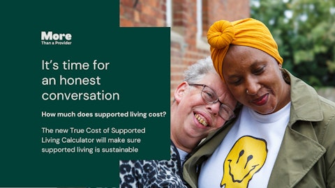 Image shows the More Than A Provider cover image and the text It's Time For An Honest Conversation