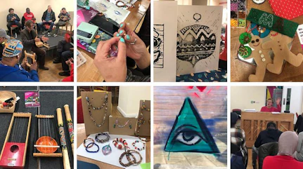 Image shows many connect and Do activities